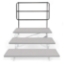 Midwest Folding TFB48 TransFold Back Guard Rail for 3-Tier 48" Standing Choral Riser - MFP-TFB48