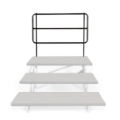 Midwest Folding TransFold Back Guard Rail for 3-Tier 72" Reverse Standing Choral Riser