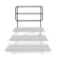 Midwest Folding TransFold Back Guard Rail for 3-Tier 72" Reverse Standing Choral Riser - MFP-TFSB72