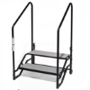 Midwest Folding TransFold 2-Step Stairs with Handrails for 24" Height Stage portable staging, midwest folding, fixed height, quick ship, steps, 2 steps, portable steps
