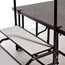 Midwest Folding 2-Step Fixed Stairs with Handrails & Wheels, for 24" High TransFold Stage - MFP-TST2