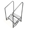 Midwest Folding 2-Step Fixed Stairs with Handrails & Wheels for 24" Height Mobile Stage portable staging, midwest folding, fixed height, mobile, mobile stage, quick ship, steps, 2 steps, portable steps