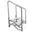 Midwest Folding 2-Step Fixed Stairs with Handrails & Wheels for 24" Height Mobile Stage - MFP-ST2