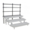 National Public Seating GRTPR3 Back Guard Rail for TransPort 3-Level Choral Riser - NPS-GRTPR3