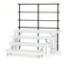 National Public Seating GRTPR4 Back Guard Rail for TransPort 4-Level Choral Riser - NPS-GRTPR4