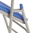 National Public Seating 1105 Deluxe Fan Back Folding Chair, Blue - NPS-1105