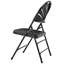 National Public Seating 1110 Deluxe Fan Back Folding Chair, Black (Pack of 4) - NPS-1110
