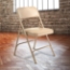 National Public Seating 1201 Vinyl Premium Folding Chair, French Beige (4-pack) - NPS-1201