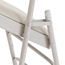 National Public Seating 1202 Vinyl Premium Folding Chair, Grey (Pack of 4) - NPS-1202