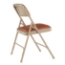 National Public Seating 1203 Vinyl Premium Folding Chair, Honey Brown/Beige (4-pack) - NPS-1203