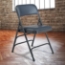 National Public Seating 1304 Vinyl Upholstered Premium Folding Chair, Dark Midnight Blue (4-pack) - NPS-1304