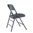 National Public Seating 1304 Vinyl Upholstered Premium Folding Chair, Dark Midnight Blue (Pack of 4) - NPS-1304