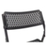 NPS 1410 AirFlex folding chair in black - ventilated seat black