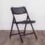 NPS 1410 AirFlex folding chair in black - front view