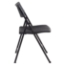 NPS 1410 AirFlex folding chair in black – side view
