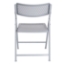 National Public Seating 1412 Airflex Premium Polypropylene Folding Chair, Platinum (4-pack) - NPS-1412