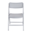 National Public Seating 1412 Airflex Premium Polypropylene Folding Chair, Platinum (4-pack) - NPS-1412