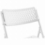 National Public Seating 1421 Airflex Premium Polypropylene Folding Chair, White (4-pack) - NPS-1421