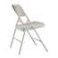 National Public Seating 202 Premium All-Steel Folding Chair, Grey (Pack of 4) - NPS-202