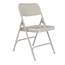 National Public Seating 202 Premium All-Steel Folding Chair, Grey (Pack of 4) - NPS-202
