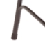 National Public Seating 203 Premium All-Steel Double-Hinge Folding Chair, Brown (4-pack) - NPS-203