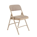 National Public Seating 2201 Fabric Premium Folding Chair, Cafe Beige (Pack of 4)