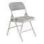 National Public Seating 2202 Fabric Premium Folding Chair, Greystone (Pack of 4) - NPS-2202