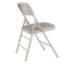 National Public Seating 2302 Fabric Premium Triple Brace Folding Chair, Greystone (4-pack) - NPS-2302