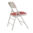 National Public Seating 2308 Fabric Premium Triple Brace Folding Chair, Majestic Cabernet (4-pack) - NPS-2308
