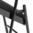 National Public Seating 2310 Fabric Premium Triple Brace Folding Chair, Midnight Black (4-pack) - NPS-2310