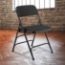 National Public Seating 2310 Fabric Premium Triple Brace Folding Chair, Midnight Black (4-pack) - NPS-2310