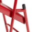 National Public Seating 240 Premium All-Steel Double-Hinge Folding Chair, Red (4-pack) - NPS-240