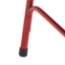 National Public Seating 240 Premium All-Steel Double-Hinge Folding Chair, Red (4-pack) - NPS-240