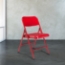 National Public Seating 240 Premium All-Steel Double-Hinge Folding Chair, Red (4-pack) - NPS-240