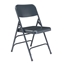 National Public Seating 304 Deluxe All-Steel Triple-Brace Folding Chair, Char-Blue (Pack of 4) - NPS-304