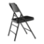 National Public Seating 310 Deluxe All-Steel Triple Brace Folding Chair, Black (4-pack) - NPS-310