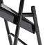 National Public Seating 310 Deluxe All-Steel Triple Brace Folding Chair, Black (Pack of 4) - NPS-310