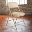 National Public Seating 3201 Premium 2" Vinyl Upholstered Folding Chair, Beige (Pack of 2) - NPS-3201