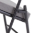 National Public Seating 3212 Premium 2" Fabric Upholstered Folding Chair, Charcoal Grey (2-pack) - NPS-3212