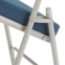 National Public Seating 3215 Premium 2" Fabric Upholstered Folding Chair, Regal Blue (2-pack) - NPS-3215