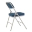 National Public Seating 3215 Premium 2" Fabric Upholstered Folding Chair, Regal Blue (2-pack) - NPS-3215