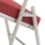 National Public Seating 3218 Premium 2" Fabric Upholstered Folding Chair, Burgundy (2-pack) - NPS-3218