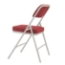 National Public Seating 3218 Premium 2" Fabric Upholstered Folding Chair, Burgundy (2-pack) - NPS-3218