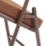 National Public Seating 3219 Premium 2" Fabric Upholstered Folding Chair, Antique Gold (2-pack) - NPS-3219