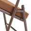 National Public Seating 3219 Premium 2" Fabric Upholstered Folding Chair, Antique Gold (Pack of 2) - NPS-3219