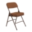 National Public Seating 3219 Premium 2" Fabric Upholstered Folding Chair, Antique Gold (2-pack) - NPS-3219