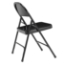 National Public Seating 510 All-Steel Folding Chair, Black (4-pack) - NPS-510