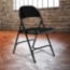 National Public Seating 510 All-Steel Folding Chair, Black (4-pack) - NPS-510