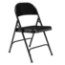 National Public Seating 510 All-Steel Folding Chair, Black (4-pack) - NPS-510