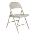 National Public Seating 52 Standard All-Steel Folding Chair, Grey (Pack of 4)